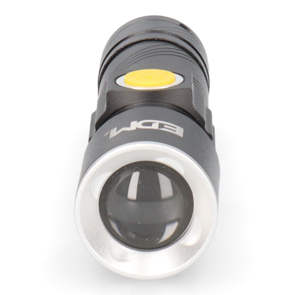 LINTERNA MINI CON ZOOM 1 LED 120Lm/40Lm/ FLASH 9.000K RECARGABLE CON USB. - Imagen 3