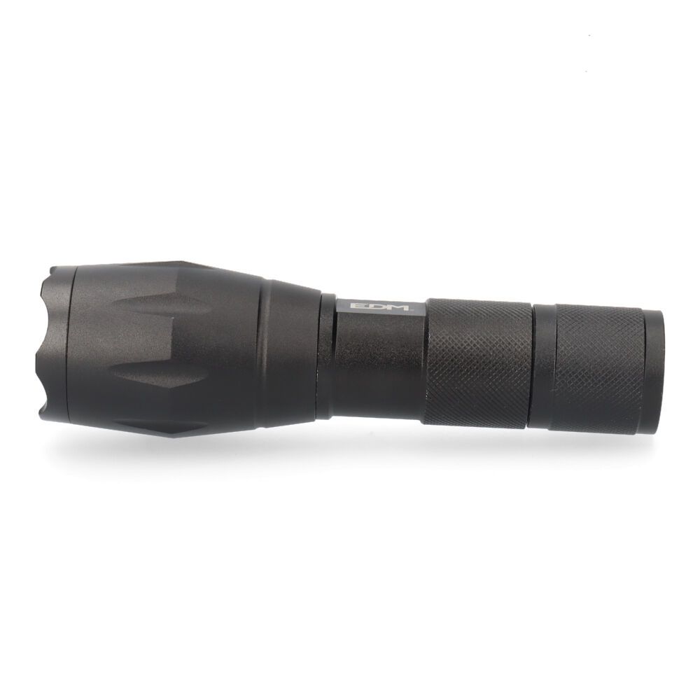 LINTERNA LED TACTICAL FORCE, ZOOM, ALUMINIO, 3 W 140 lm 3xAAA (INCLUIDAS) - Imagen 2