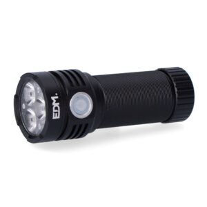LINTERNA 3 LEDS 30W 3300 Im RECARGABLE