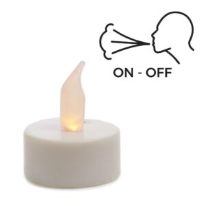 VELA LED CON FUNCION SOPLAR Ø3,7 cm