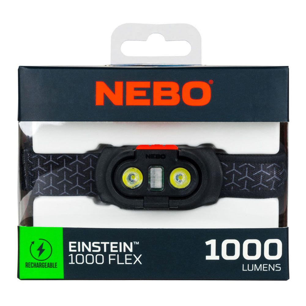FOCO FRONTAL EINSTEIN 1000. FLEX RECARG/PILAS. NEBO - Imagen 5