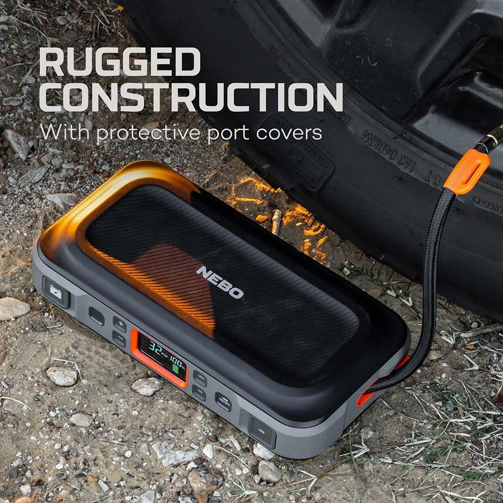ARRANCADOR + COMPRESOR DE AIRE ASSIST AIR JUMP STARTER. NEBO - Imagen 10