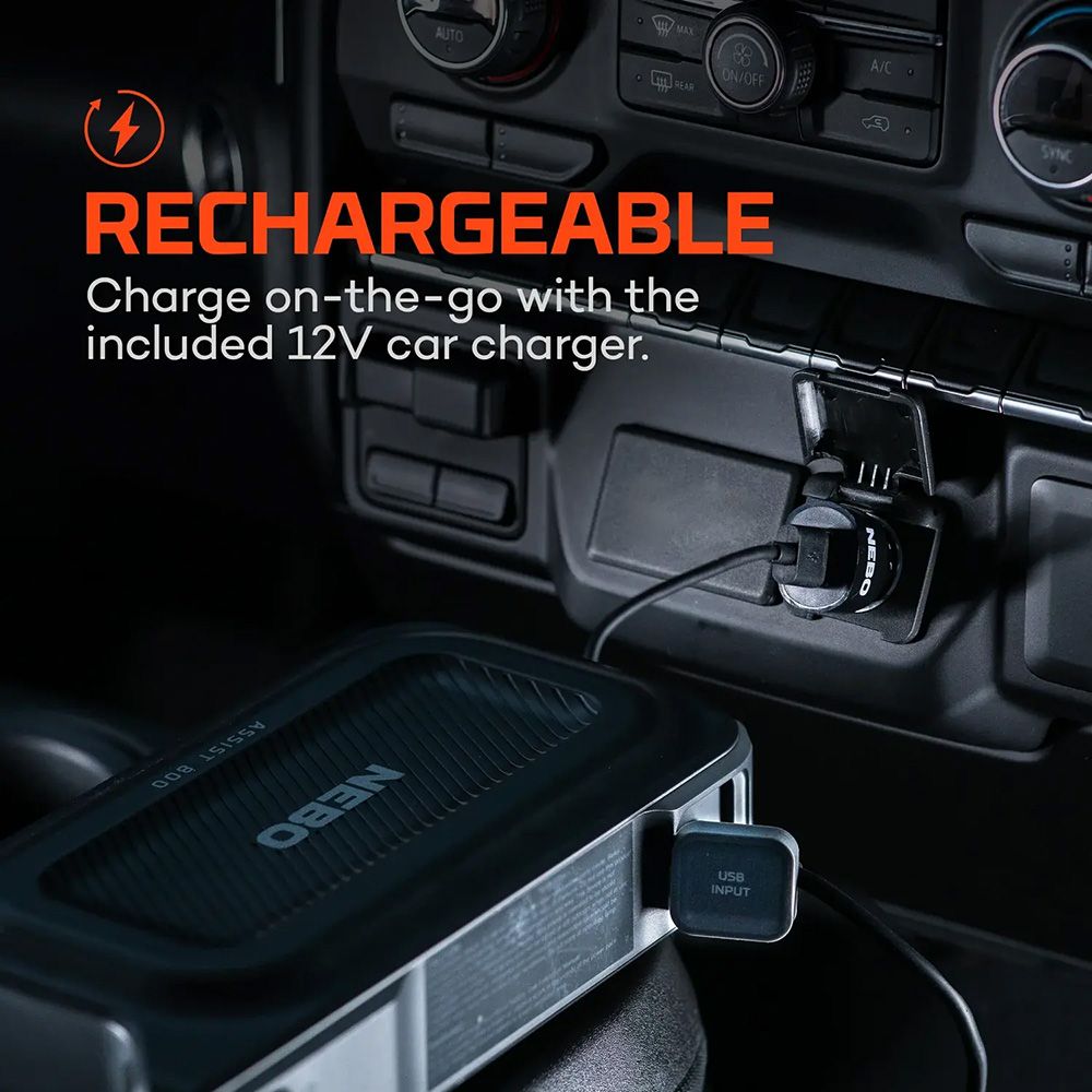 ARRANCADOR 800AMPS+POWERBANK 8100 mAh ASSIST 800 JUMP STARTER. NEBO - Imagen 6