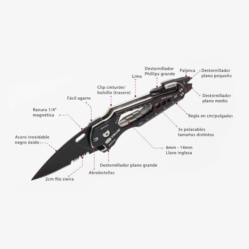 NAVAJA MULTIUSOS SMARTKNIFE 15 EN 1 - Imagen 6
