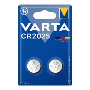 MICRO PILA DE BOTÓN LITIO CR2025 3 V Ø20,0 x 2,5 mm BLISTER 2 uds