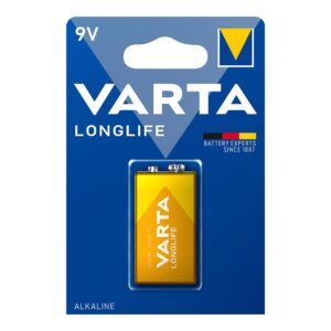 PILA ALKALINA LONGLIFE 6LR61- 9 V (BLISTER 1 unid.) 26,5 x 17,5 x 48,5 mm