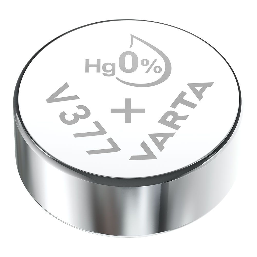 MICRO PILA DE BOTÓN SILVER SR66 - V377 1,55 V Ø6,8 x 2,5 mm WATCH BLISTER