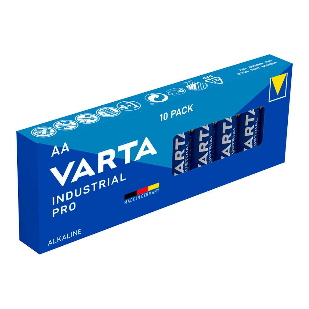 PILA ALKALINA INDUSTRIAL PRO AA - LR06 CAJA 10 uds Ø14,5 x 50,5 mm - Imagen 2