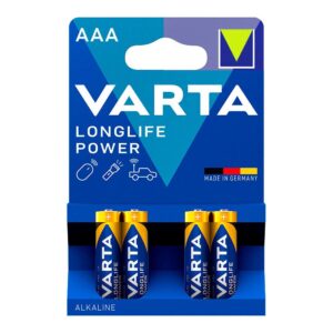PILA ALKALINA LONGLIFE POWER AAA - LR03 2 TIRAS (10 BLISTERS 4 uds) Ø10,5x44,5mm PRECIO POR BLISTER