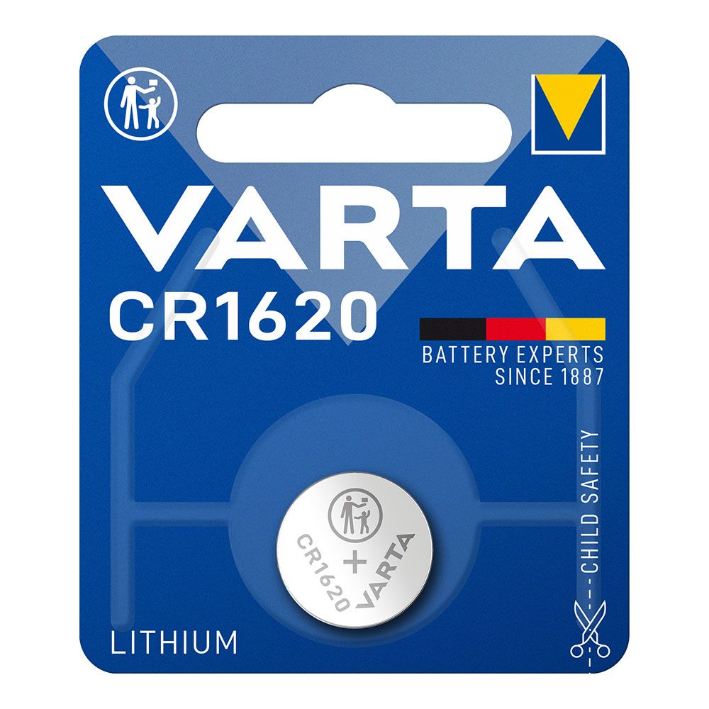 MICRO PILA DE BOTÓN LITIO CR1620 3 V Ø16,0 x 2,0 mm BLISTER