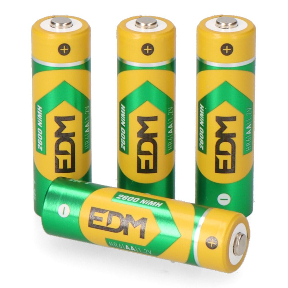 PILA RECARGABLE ECO-SERIES AA - HR6 2600 mA, Ø14,5 x 50,5 mm, 4 uds - Imagen 2