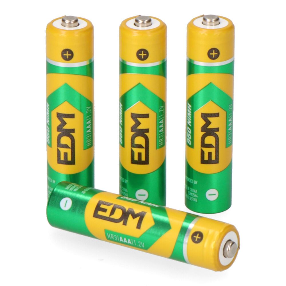 PILA RECARGABLE ECO-SERIES AAA - HR03 950 mA, Ø10,5 x 44,5 mm, 4 UNIDADES - Imagen 2