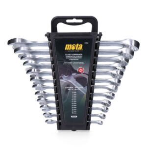 LLAVE COMBINADA DE 6 A 19 mm, JUEGO 12 PIEZAS