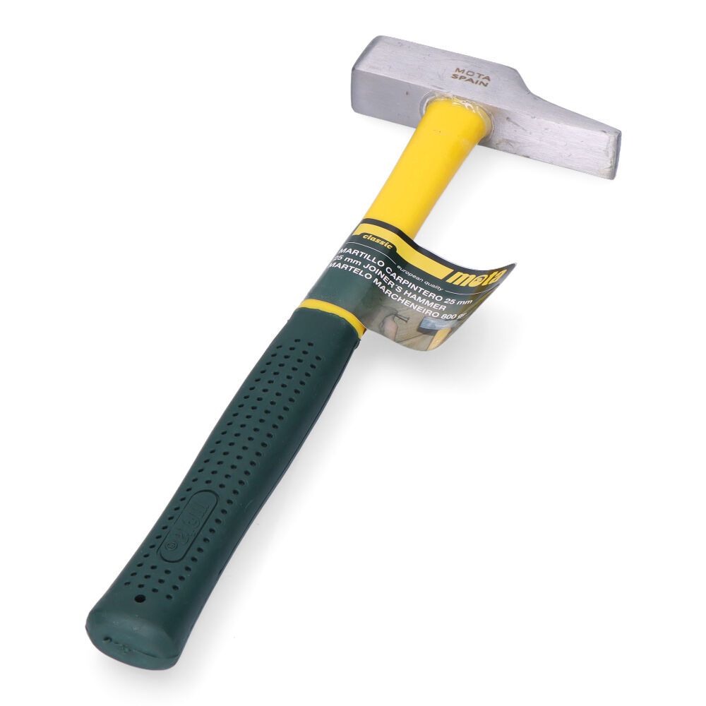 MARTILLO DE CARPINTERO CON MANGO DE FIBRA DE VIDRIO, 300 g, 20 mm