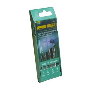 BROCA WIDIA STANDAD, JUEGO DE 4 PIEZAS, Ø5,00 - 6,00 - 8,00 - 10,00 mm