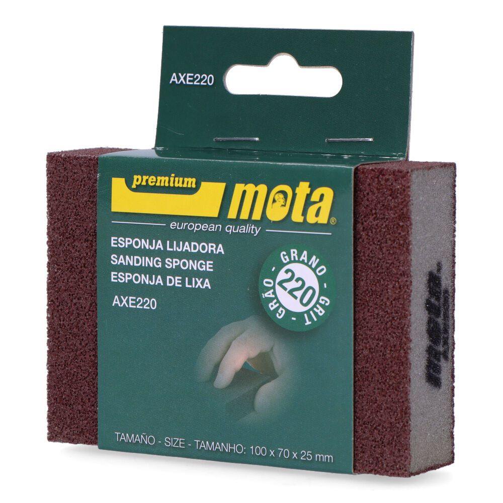 ESPONJA LIJADORA DE ALUMINIO GRANO 220 - Imagen 2