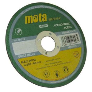 DISCO CORTE ACERO INOX Ø115 x 1,0 x 22,23 mm