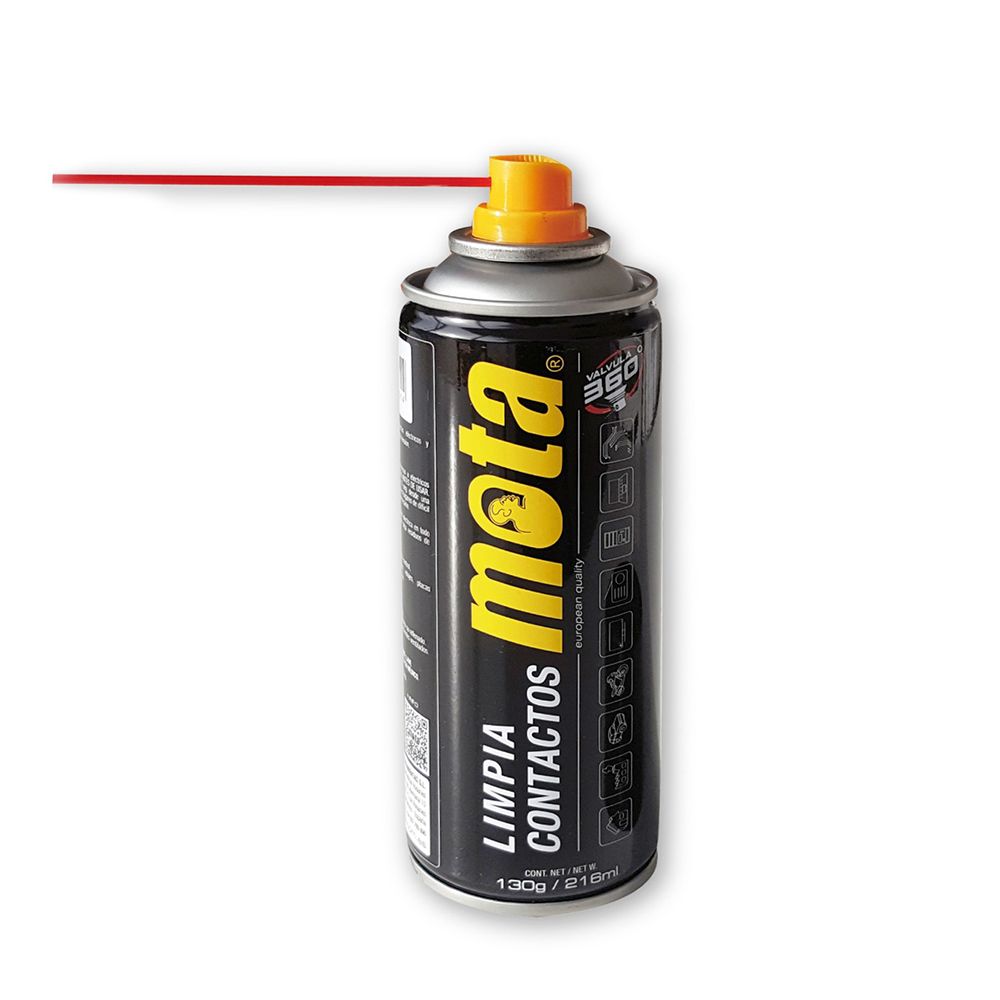 LIMPIADOR DE CONTACTOS ELECTRICOEN SPRAY 216 ml
