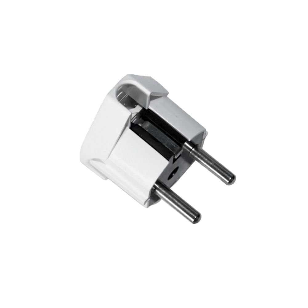 CLAVIJA 2P+T TIPO F T/TL SALIDA LATERAL 4,8mm 16A (RETRACTILADO) SOLERA 6566