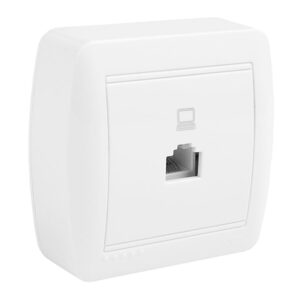 TOMA DE TELEFONO RJ45 CAT 5E 74x72x28mm. SUPERFICIE MURAL SOLERA MUR88U