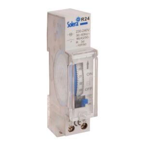 INTERRUPTOR HORARIO 24 HORAS ANALOGICO (RETRACTILADO) SOLERA R24