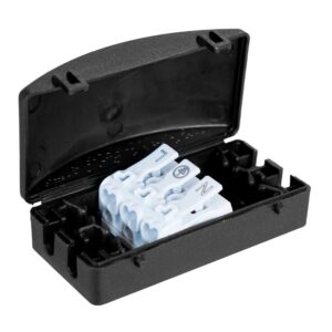 CAJA DE CONEXION PARA ILUMINACION IP20 BLACK SERIES SOLERA (RETRACTILADO) BK-L3P