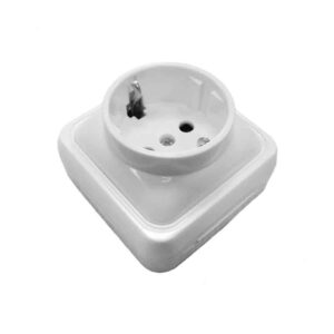 BASE TIPO F T/TL SUPERFICIE "SERIE ONSEN" (BOLSA BLISTER) BLANCO