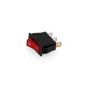 INTERRUPTOR LUMINOSO EMPOTRADO ESTRECHO 15A NEGRO