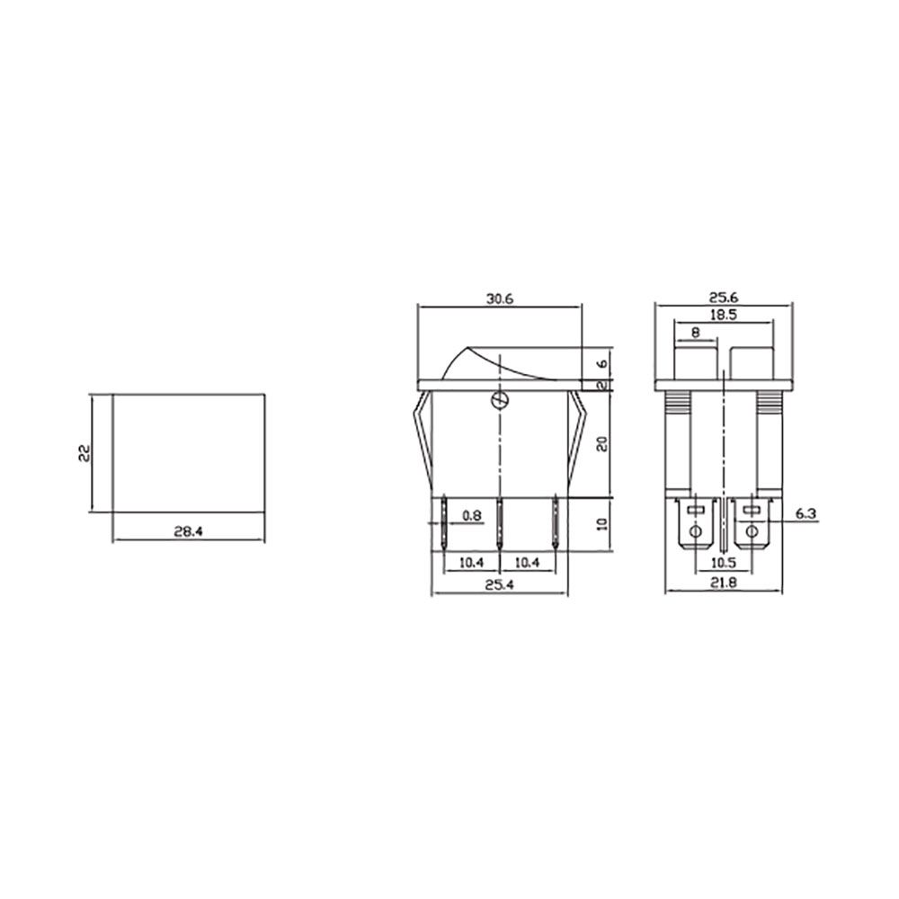 INTERRUPTOR DOBLE 15A 250V VERDE - Imagen 2
