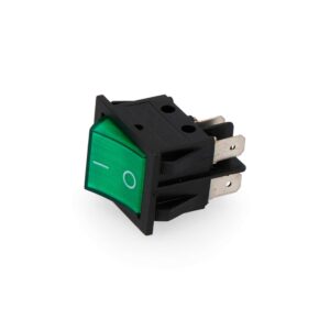INTERRUPTOR BIPOLAR 15A 250V VERDE EMPOTRABLE