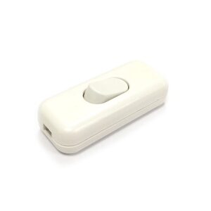 INTERRUPTOR DE PASO, 4A 250V~, BLANCO (RETRACTILADO)