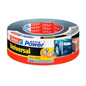 CINTA AMERICANA UNIVERSAL PLATA 50 mm x 50 m