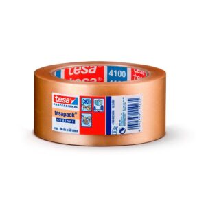 CINTA DE EMBALAR PVC RUGOSO TRANSPARENTE 50 mm x 66 m