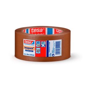 CINTA DE EMBALAR PVC RUGOSO MARRÓN 50 mm x 66 m