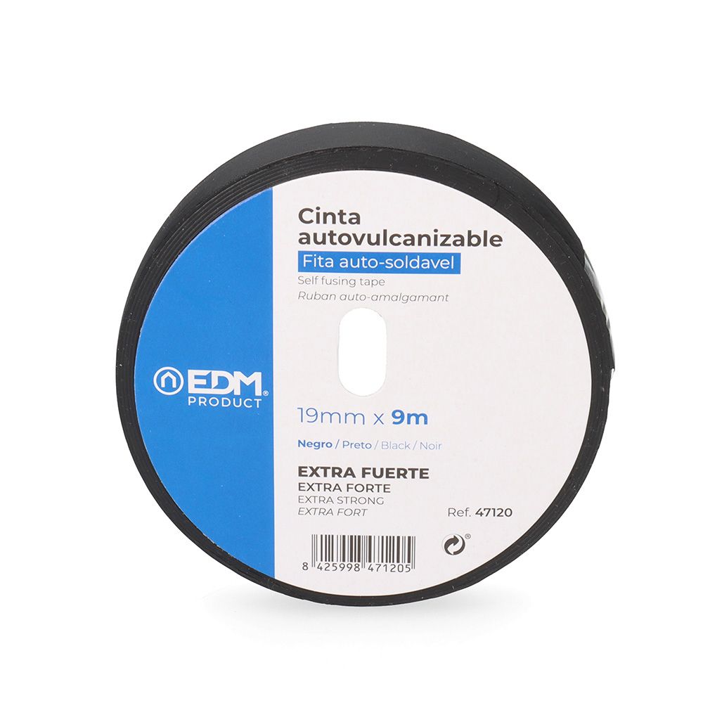 CINTA AUTOVULCANIZABLE NEGRO 19 mm x 9 m - Imagen 3