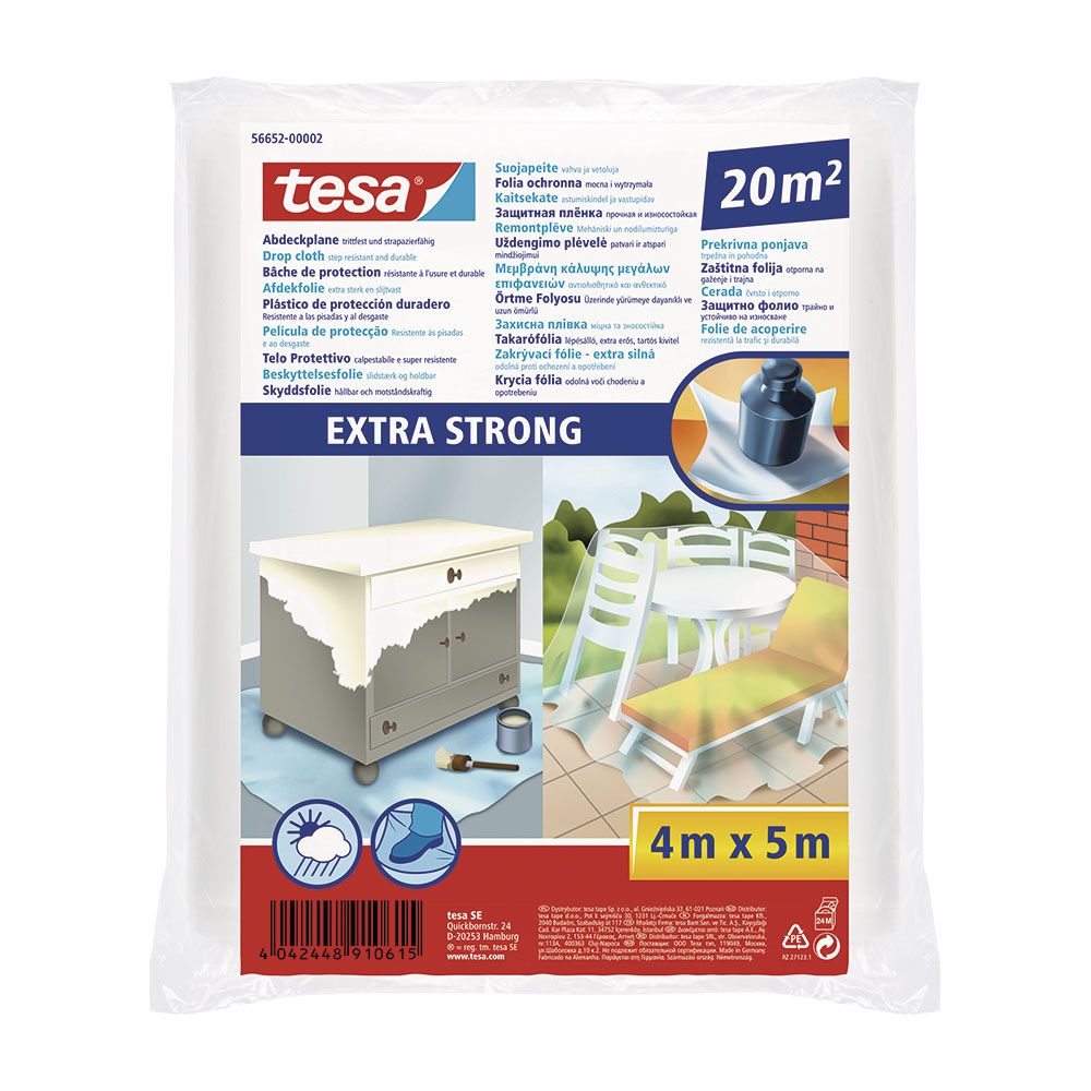 PLÁSTICO PROTECTOR 20 m² EXTRA FUERTE
