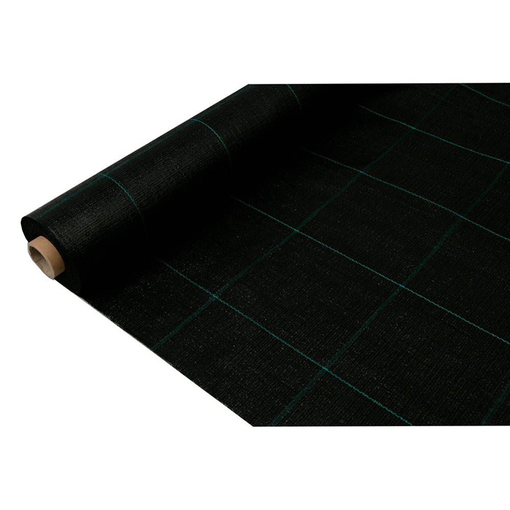 MALLA ANTIHIERBA 100 gr/m², 1 x 10 m, COLOR NEGRA