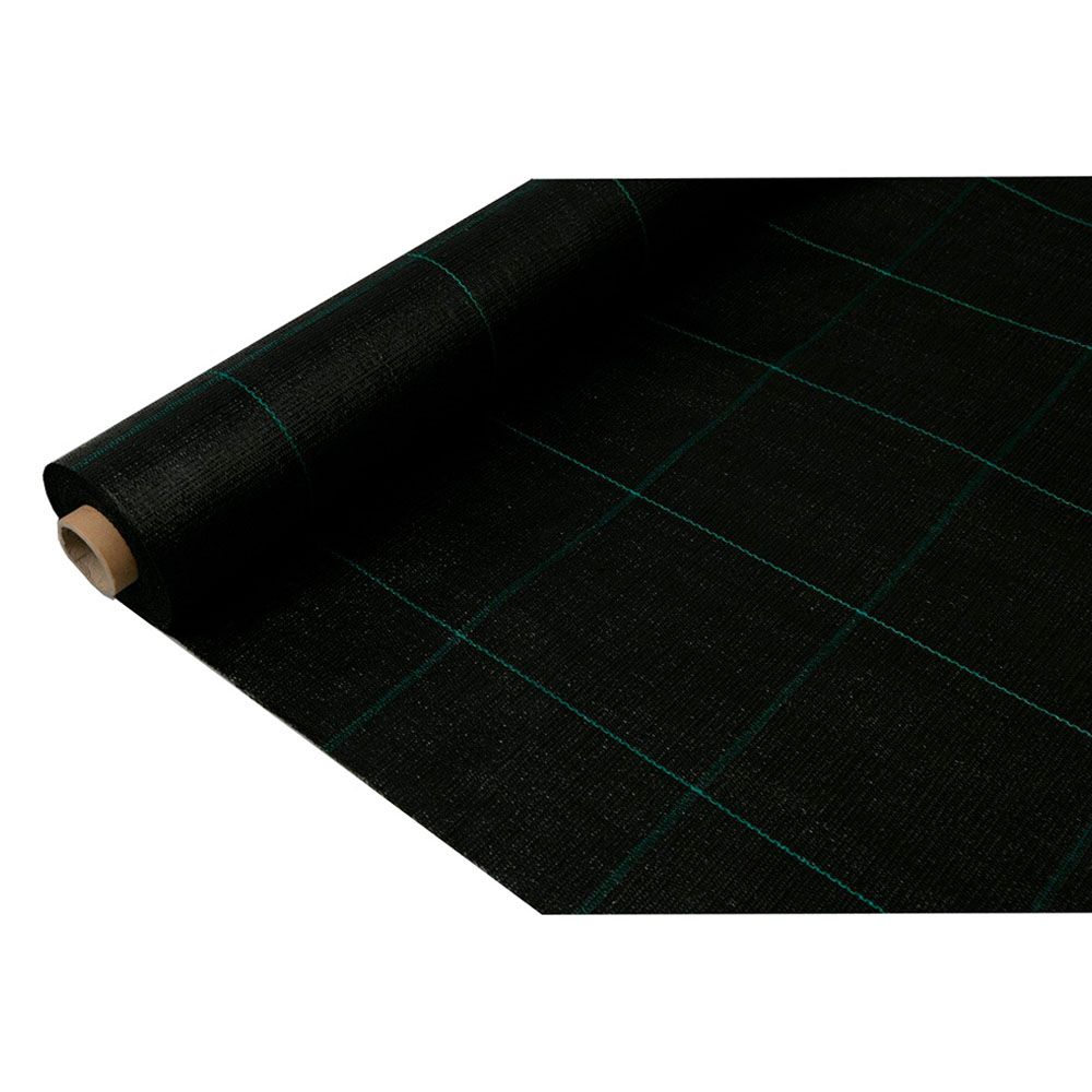 MALLA ANTIHIERBA 100 gr/m² 1 x 25 m COLOR NEGRA