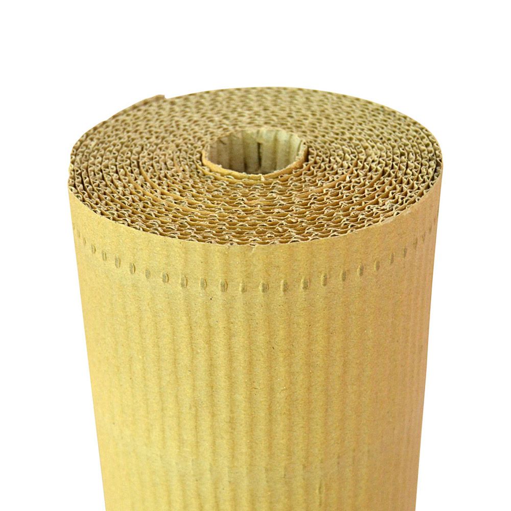 CARTÓN ONDULADO ECOLÓGICO MARRÓN 200 g/m² 0,9 x 25 m
