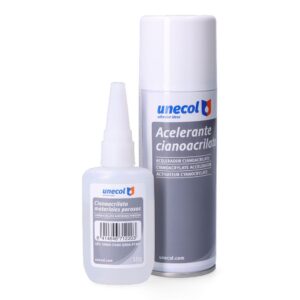 KIT ACELERANTE + CIANO M. POROSOS, BOT. 50 g + AEROS. 200 ml