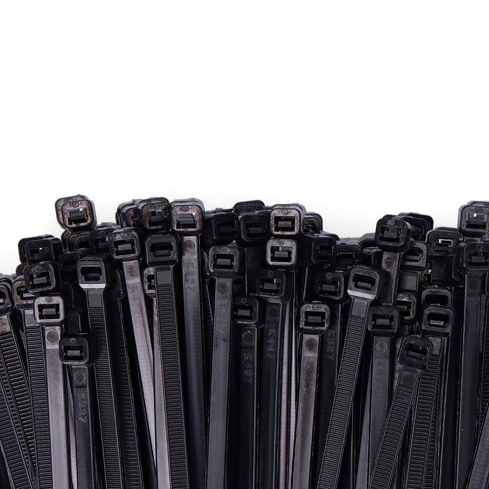 BRIDAS NEGRAS 4,8 x 380 mm NYLON ALTA CALIDAD (BOLSA 100 unid.) - Imagen 2