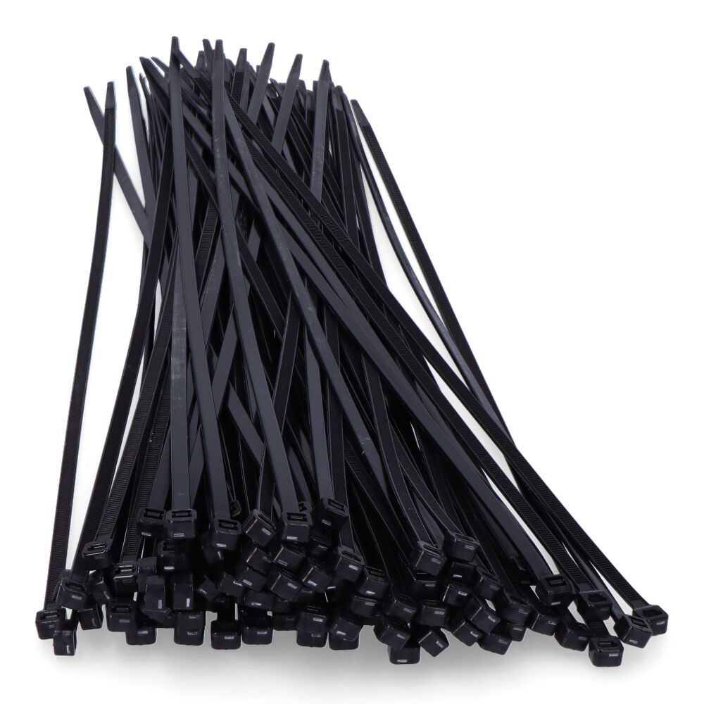 BRIDAS NEGRAS 4,8 x 380 mm NYLON ALTA CALIDAD (BOLSA 100 unid.) - Imagen 3