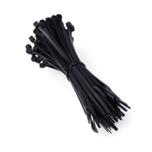 BRIDAS NEGRAS 2,5 x 100 mm NYLON ALTA CALIDAD (BOLSA 100 unid.)