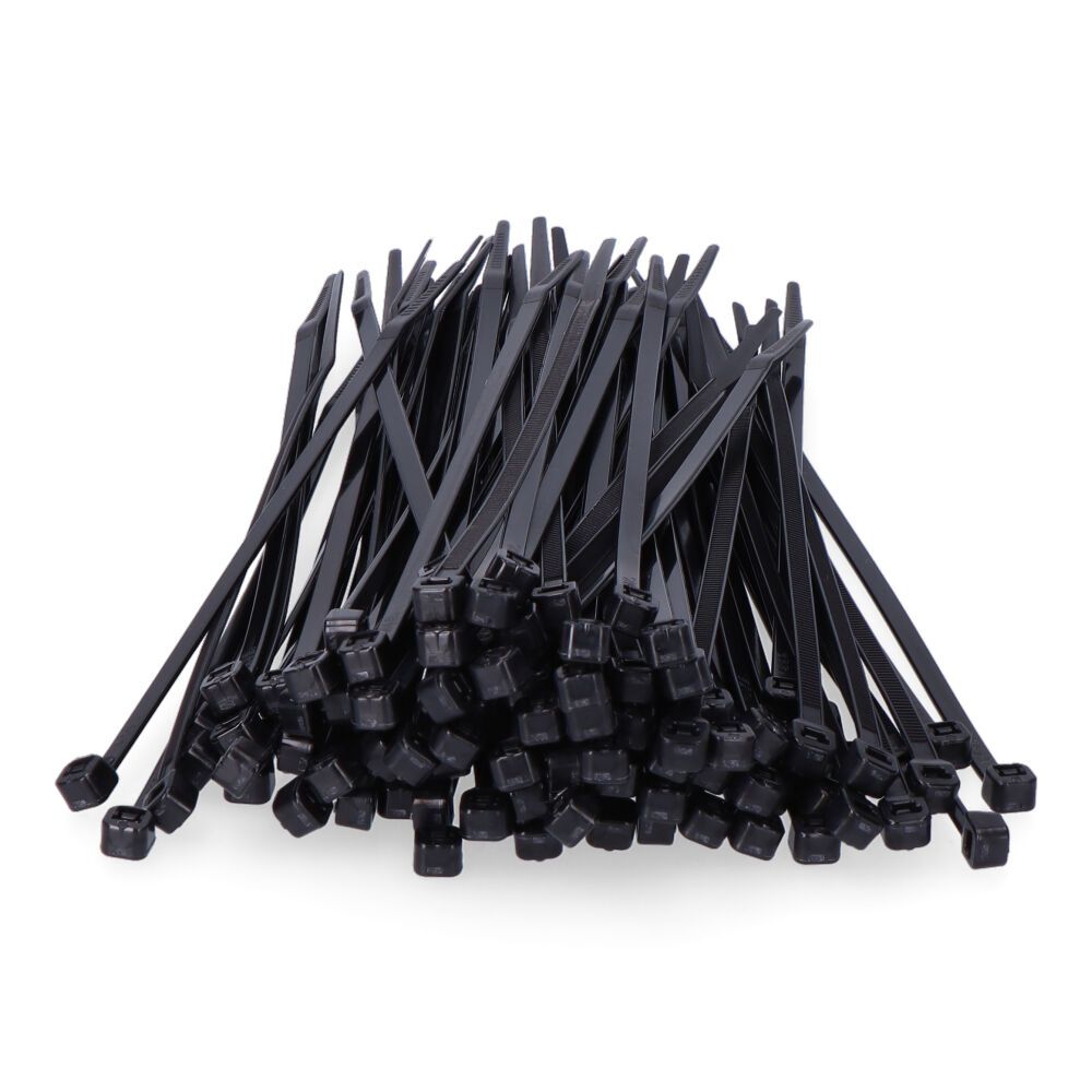 BRIDAS NEGRAS 3,6 x 150 mm NYLON ALTA CALIDAD (BOLSA 100 unid.) - Imagen 3