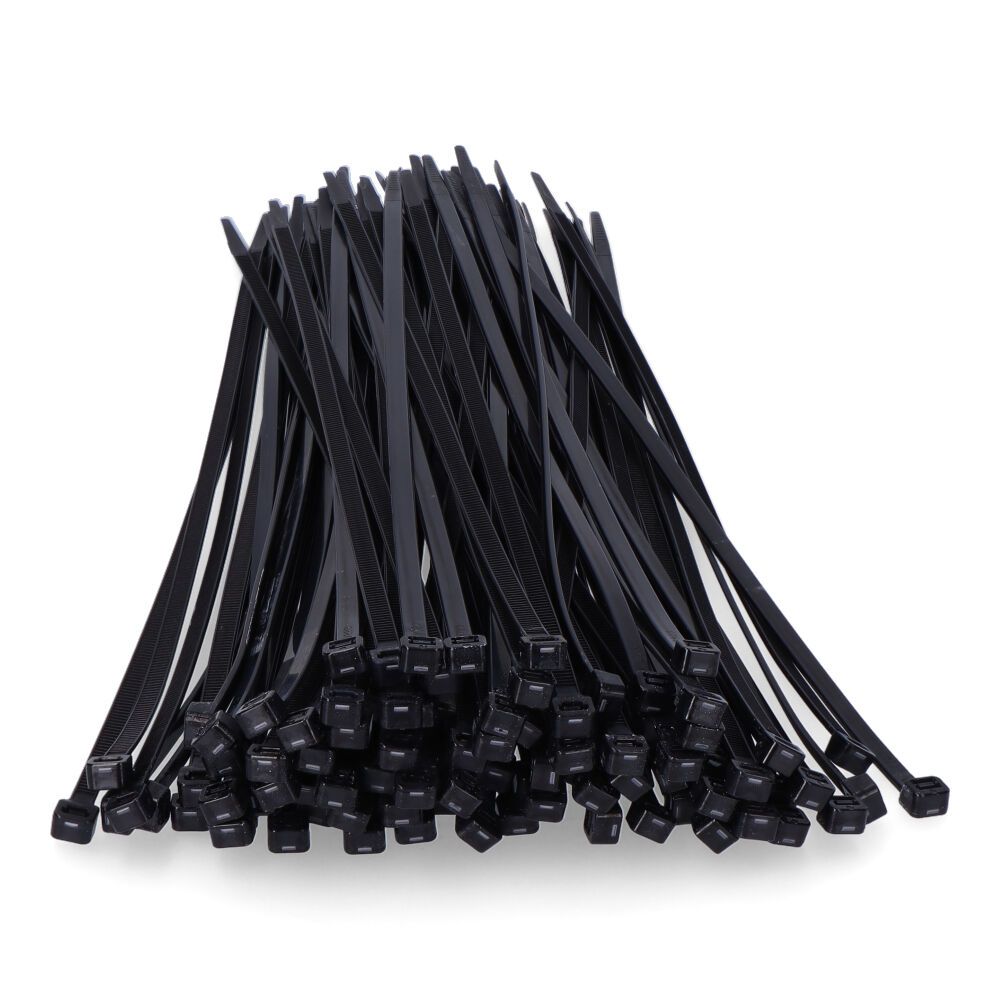 BRIDAS NEGRAS 9,0 x 762 mm NYLON ALTA CALIDAD (BOLSA 100 unid.) - Imagen 3