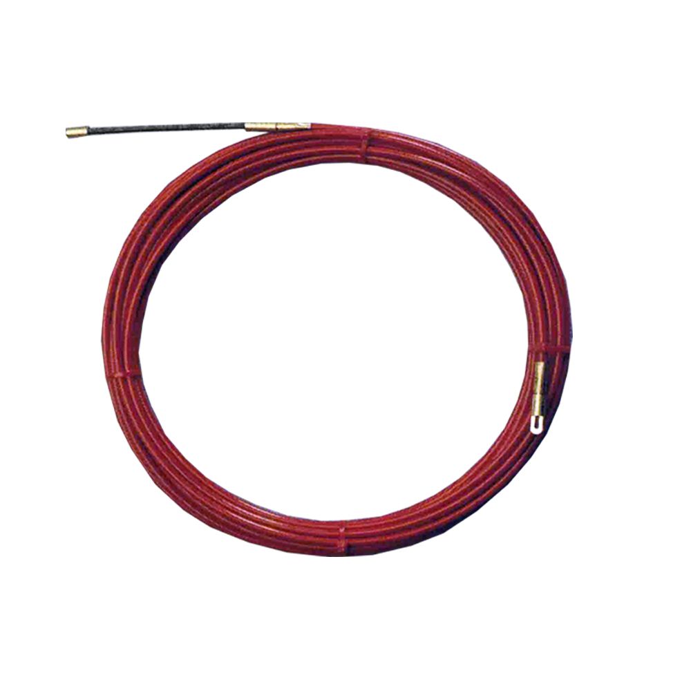 SONDA PASACABLES GUÍA, ACERO FORRADO PROFESIONAL, 10 m x 3,9 mm