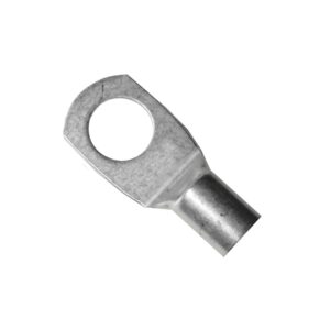TERMINAL TUBULAR DE COBRE PARA CABLE DE 6 mm Y TALADRO DE 6 mm, BOLSA 25 uds