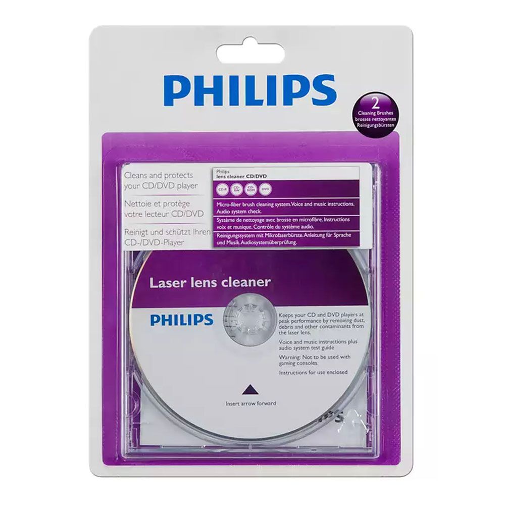 CD LIMPIADOR DE LENTE PARA REPRODUCTOR CD/DVD SVC2330/10 - Imagen 2