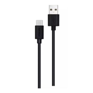 CABLE USB-A A USB-C 1,2 m NEGRO