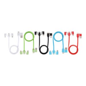 CABLE 6 EN 1, 1 m COLORES SURTIDOS